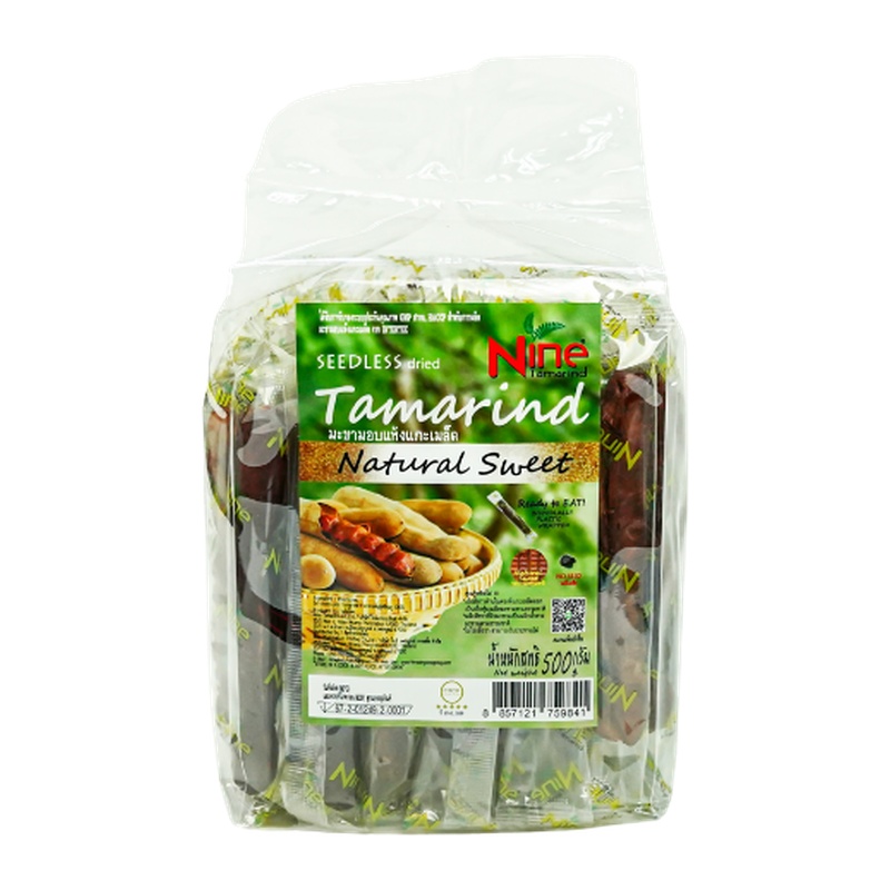 มะขามอบแห้งแกะเมล็ด (แพ็คชิ้น 500g)